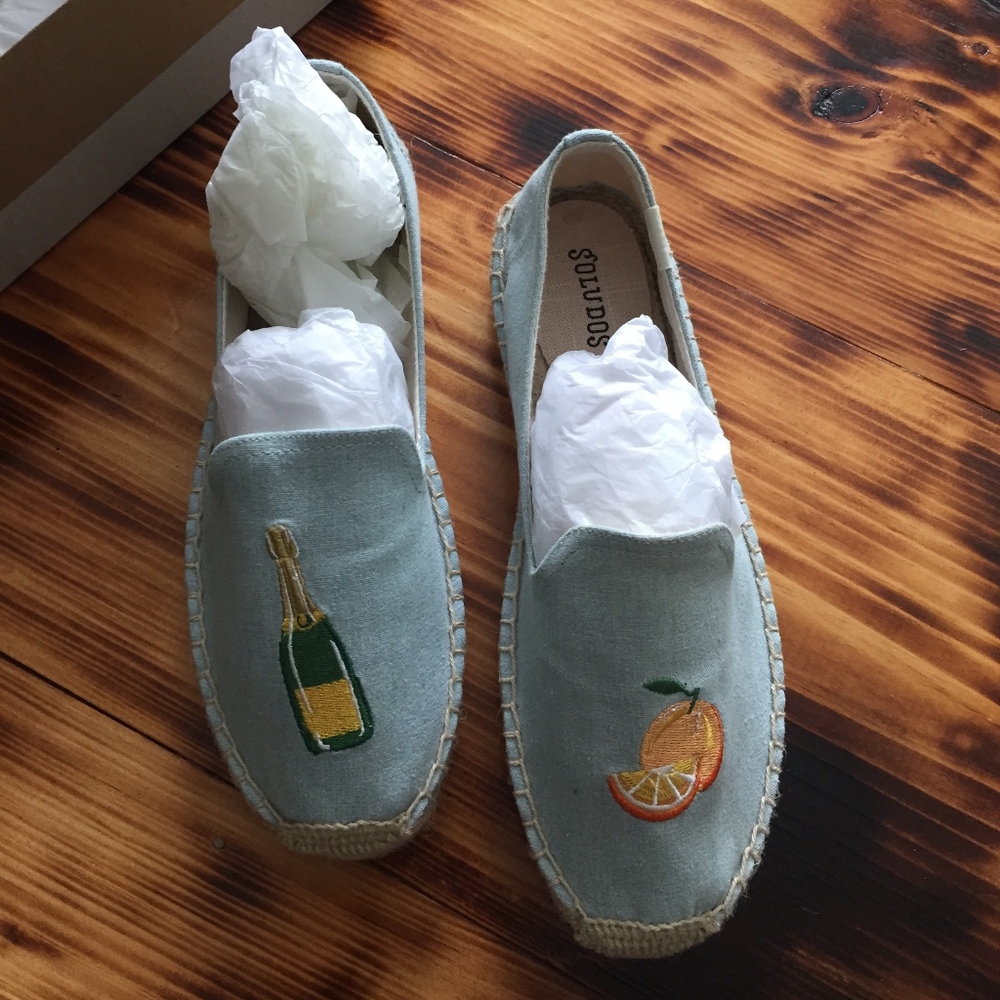 Soludos Mimosa Espadrilles Smoking Slipper NEW